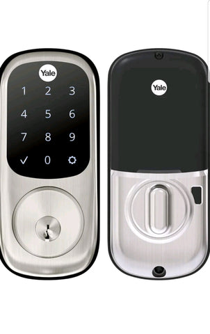 Yale Assure Lock Touchscreen Keypad Key Door Lock Satin Nickel