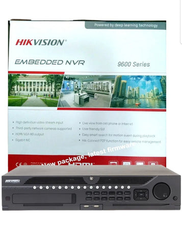 Hikvision 64CH 32CH NVR DS-9664NI-I8 DS-9632NI-I8 12MP RESOLUTION NVR 8 SATA
