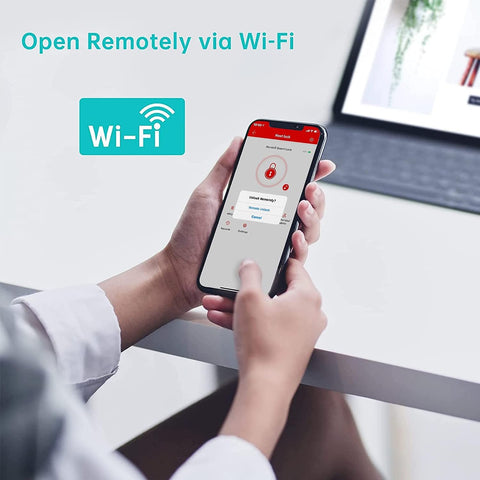 Hornbill Smart fingerprint Deadbolt lock with Keypad and wi-fi gateway