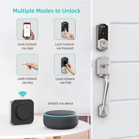 Hornbill Smart fingerprint Deadbolt lock with Keypad and wi-fi gateway
