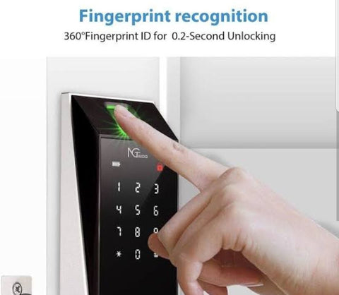 NGTeco AL20 Smart Fingerprint Bluetooth Touchscreen Door Lock