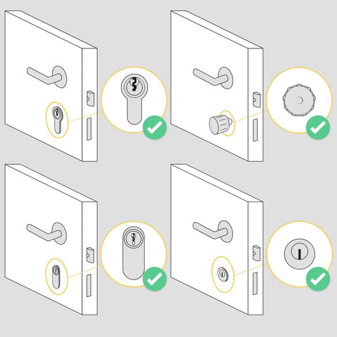 Nuki Smart Lock 3.0 Pro for Euro Profile Cylinder, Smart Door Lock with WiFi Module for Remote Access, White & Keypad, Code Lock for Front Door, Smart add-on for Nuki Smart Lock