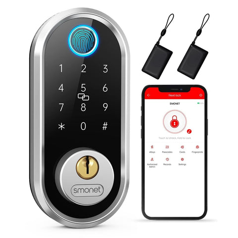 Smonet fingerprint Smart Lock Door Lock + wifi gateway
