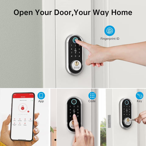 Smonet fingerprint Smart Lock Door Lock + wifi gateway