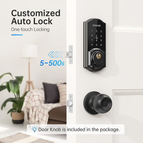 Smonet Keypad Smart door lock with App