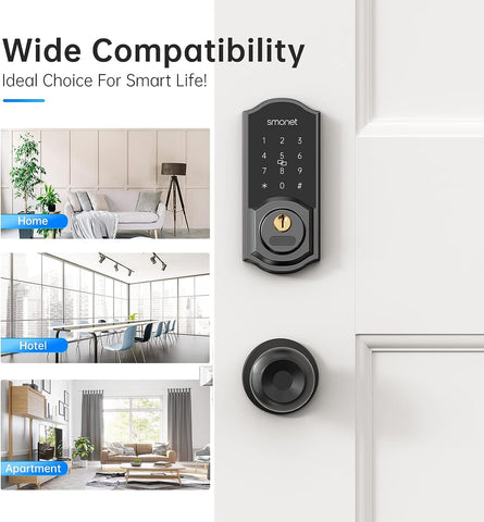 Smonet Keypad Smart door lock with App