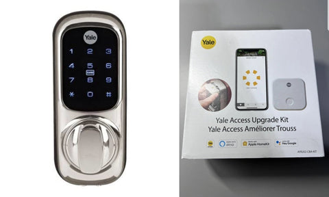 Yale keyless smart door lock + yale Wi-Fi Gateway