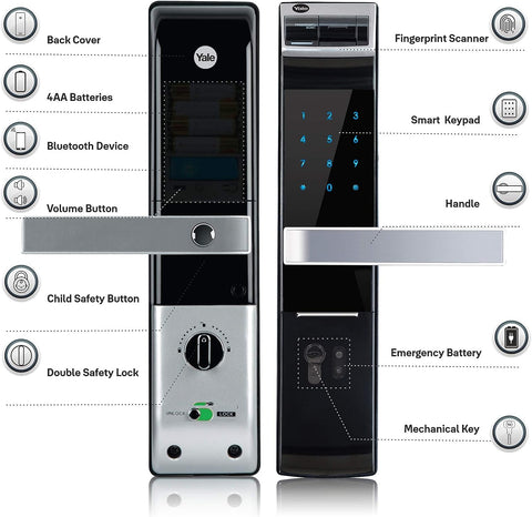 Yale YDM 4109A Plus Smart Biometric Fingerprint Digital