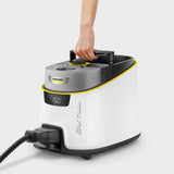 Kärcher Steam Cleaner SC 5 Deluxe Signature Line, VapoHydro function, Steam pressure: 4bar, Heating time: 3min, Cleanable area: 130 m², Tank: 1,3l, Accessories, Floor Cleaning Set