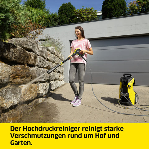 Kärcher pressure washer K 7 Premium Smart Control Flex Home, pressure: max. 180 bar, flow rate: 600 l/h, surface performance: 60 m²/h, 17.9 kg, Flex high pressure hose and flush handle, Multi Jet
