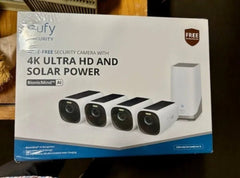 eufy Security eufyCam 3 4 - Cam Kit, Security Camera Outdoor Wireless, 4K Camera with Integrated Solar Panel, Forever Power, Face Recognition AI, Expandable Local Storage up to 16TB, No Monthly Fee - Kurnia.net