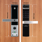 Yale YDM 4109 Smart Door Lock with Biometric, Pin, Mechanical Keys & App Enabled Access, Bluetooth & WiFi Optional