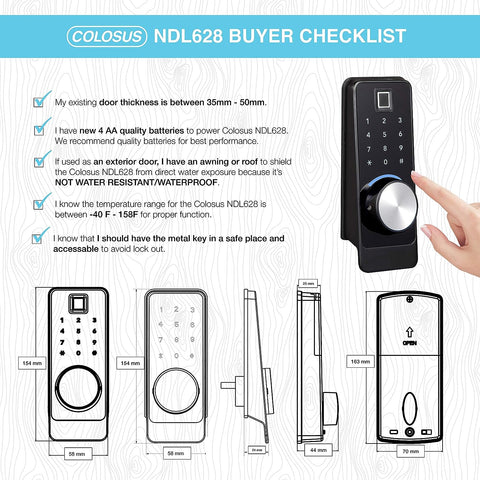 Fingerprint smart door lock