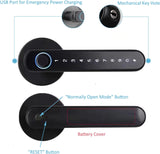 Fingerprint smart Door Lock +password +Tuya app remote + bluetooth wifi gateway