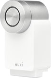 Nuki Smart Lock 3.0 Pro for Euro Profile Cylinder, Smart Door Lock with WiFi Module for Remote Access, Retrofittable Electronic Smart Home Lock, Battery Pack Powered, white