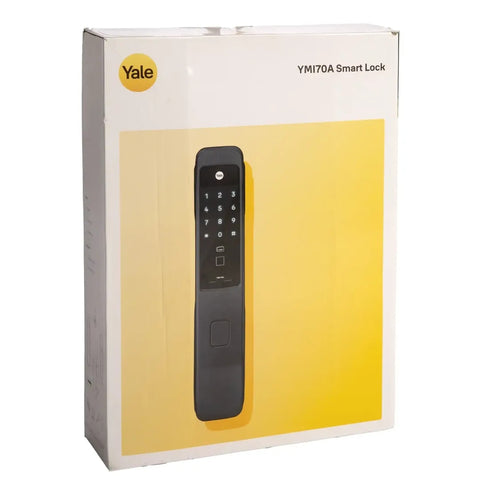 Yale YMI70A Push and Pull Smart Lock (Black)