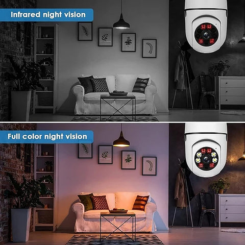 WiFi Light Bulb Wireless Security Camera