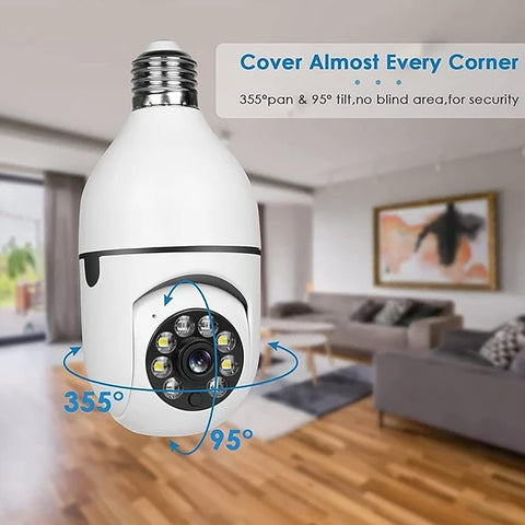 WiFi Light Bulb Wireless Security Camera