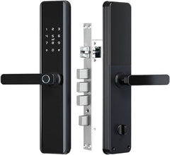 WiFi Smart Fingerprint Door Lock with Tuya Password/IC Card Home Security Digital Door Lock (Size : 60mm) - Kurnia.net