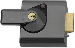 YALE PBS1 & PBS2 Auto Deadlocking Nightlatch - 60mm DMG CASE - PB CYL Visi - Kurnia.net